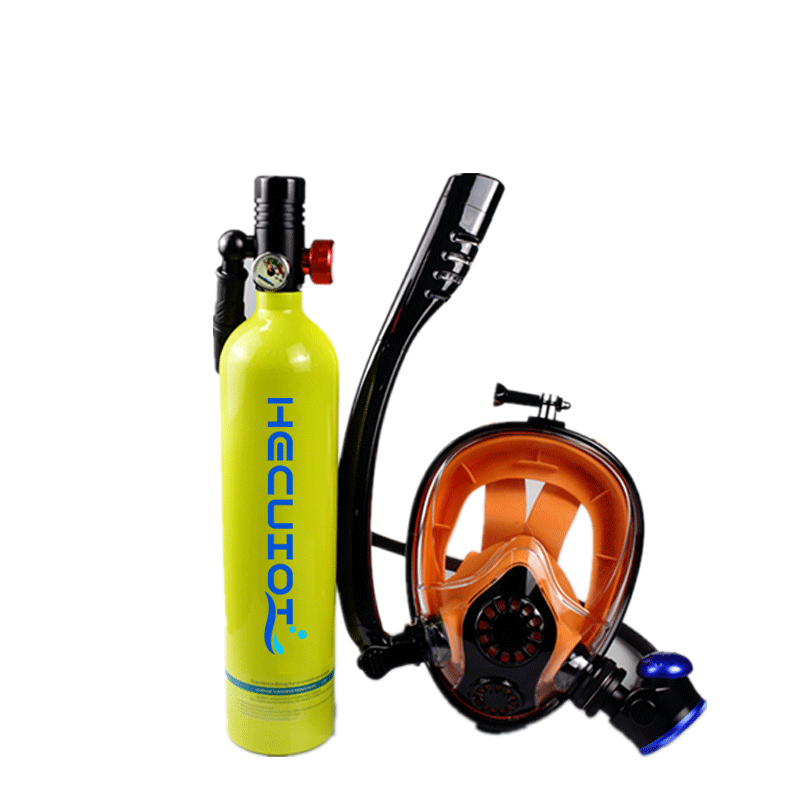 Freediving Mask Set - Zestaw tanków do nurkowania Mini 1L,