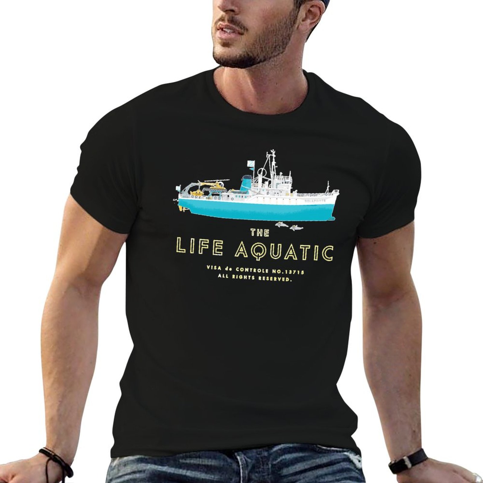 Aquatic Sports Activities - Koszulka The Life Aquatic With Steve