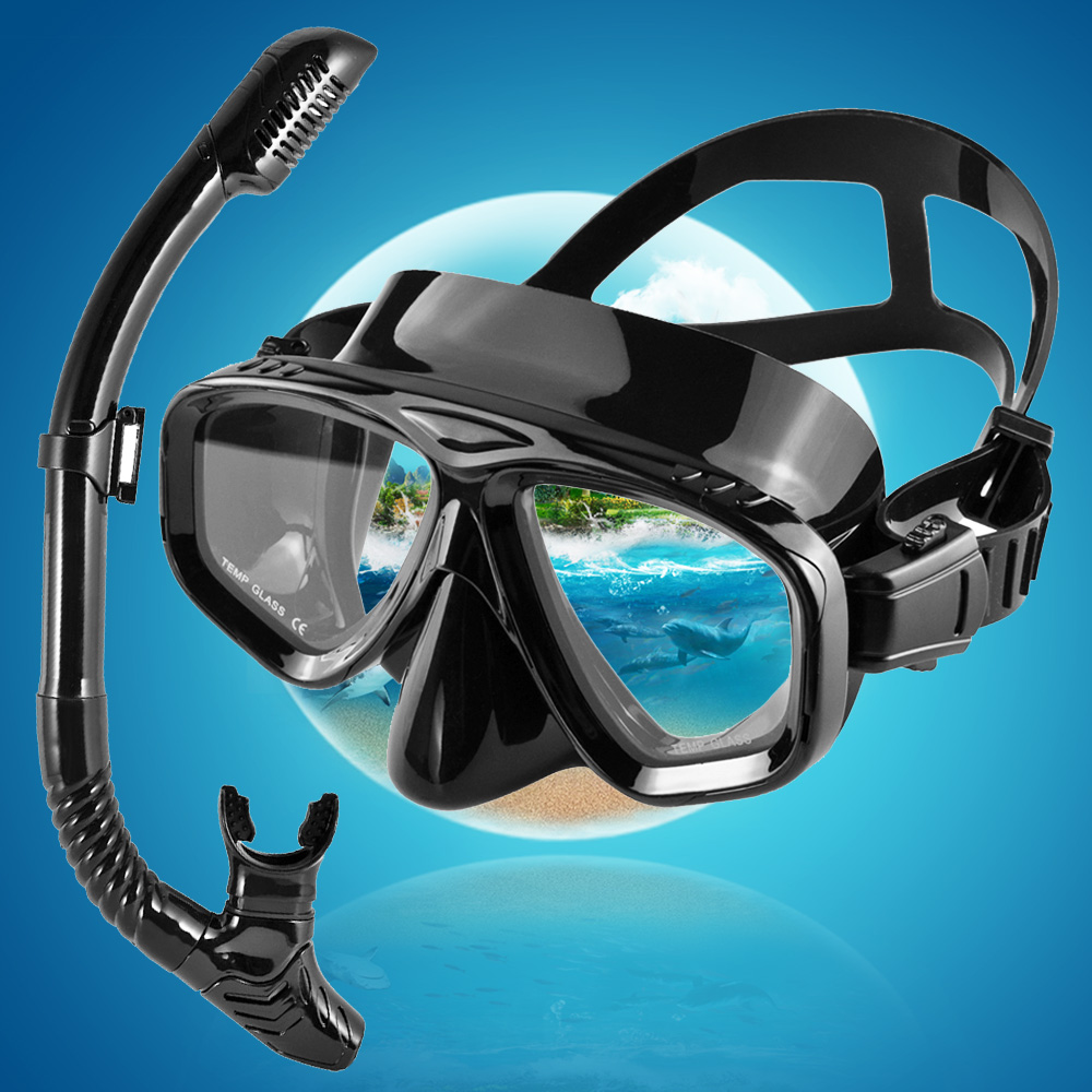 Freediving Mask Set - Zestaw do snorkelingu na sucho Maska
