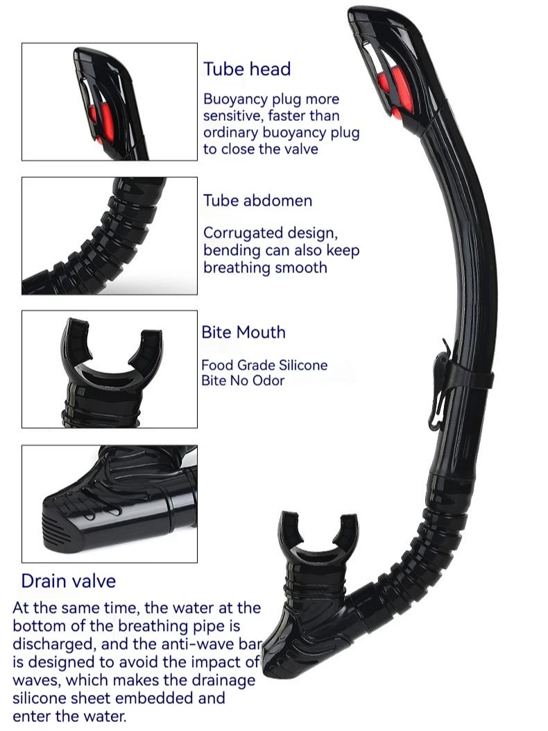 WAVE Profesjonalny zestaw do s – Freediving Mask Set recenzja i cena