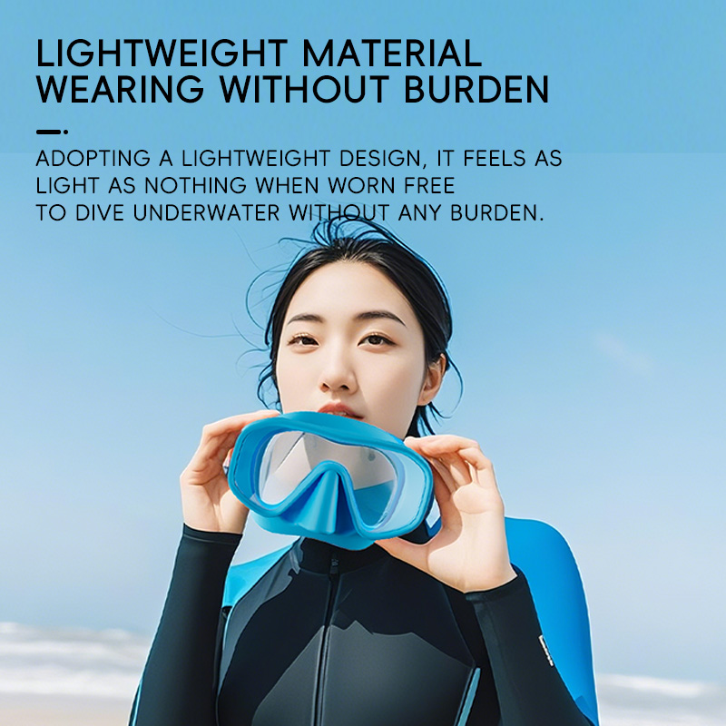 Profesjonalna bezramkowa maska – Freediving Mask Set recenzja i cena