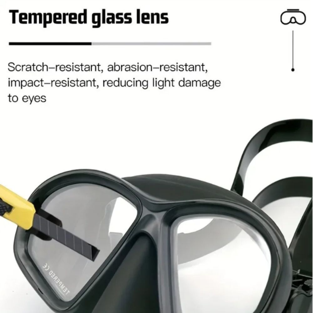 Maska do freedivingu ze szkła  – Freediving Mask Set recenzja i cena